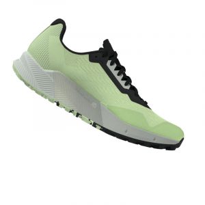 Adidas Terrex Agravic Flow 2 - Chaussures trail homme Semi Green Spark / Wonder Silver / Core Black 41.1/3