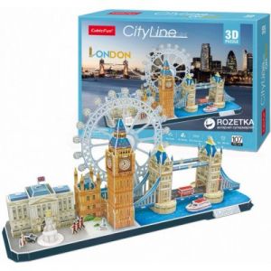 CubicFun Puzzle 107 pièces Puzzle 3d - Londres - Difficulté : 4/8