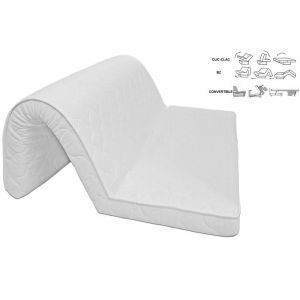 Matelas BZ 160x200 Latex Naturel de densit&eacute; 80 Kg/m3 et Mousse Poli Lattex Ind&eacute;formable Tissu Strech tr&egrave;s r&eacute;sistant Hauteur 15 cm Soutien Ferme Orthop&eacute;dique GOLD15 King of Dreams