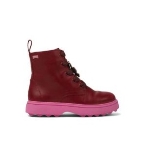 Camper Bottines Norte Twins cuir Rouge - Couleur Rouge - Taille 35