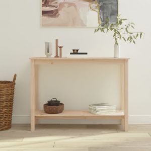 VidaXL Table console 110x40x80 cm Bois massif de pin