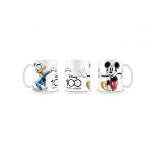 Pyramid Posters Mug Mickey Mouse et Donald Duck Disney 100ème Anniversaire Céramique 315 ml