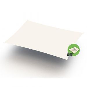 Voile d'ombrage Austral rectangle ivoire 4 x 3 m Gard&rock