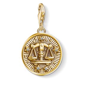 Thomas Sabo Pendentif Charm ´´Balance´´ couleur or jaune 1658-414-39