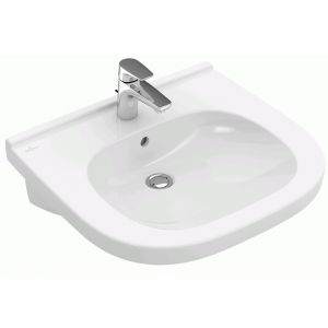 Image de Villeroy & Boch Lavabo PMR avec poignée de préhension O Novo Vita, 56 x 55