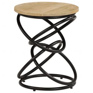 Image de VidaXL Table d'appoint Bois de manguier solide 40x50 cm