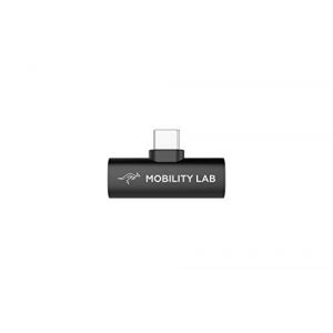 Image de The Mobility Lab Adaptateur Mobility Lab USB-C vers Jack + Charge rapide noir