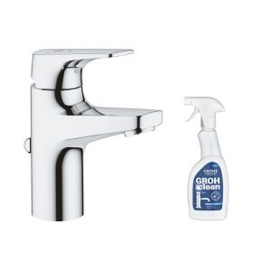 Grohe Start Flow mitigeur lavabo S Quickfix + Nettoyant robinetterie Clean