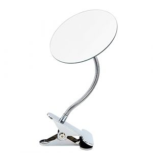 Ridder Miroir de Maquillage &agrave; Pince chrom&eacute; avec grossissement 5X - Flexible - Moderne - Fonctionnel 03115000-0 ca. 15x39 cm, Chrom