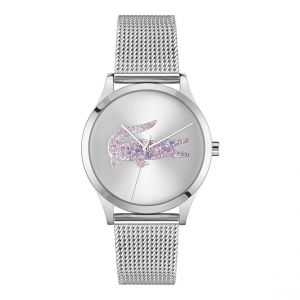Lacoste Montre Femme Crocodelle - 2001469 Bracelet Acier Argent
