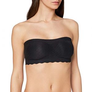 Sloggi Zero Feel Soutien-Gorge Bandeau, Noir (Black 0004), 75A (Taille Fabricant: X-Small) Femme