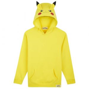 Sweat-shirt Pokemon Sweat a Capuche Enfant Garcon Fille Pikachu Pokeball