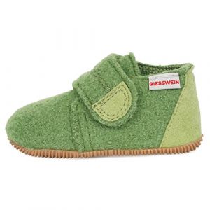 Giesswein Oberstaufen, Chaussons Bas Mixte Enfant, Vert (Gras 467), 18 EU