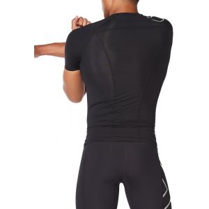 2XU Core Compression T-shirt manches courtes Homme, noir L T-shirts de compression