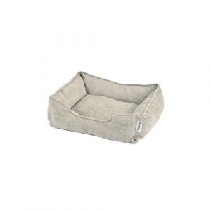 Love Story, Panier Rectangle Velours Chenille Polyester 55 x 40 x 18 cm Granit Lin