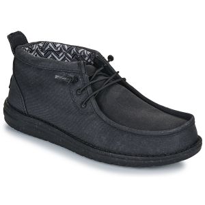 Boots HEYDUDE WALLY MID STRECH CANVAS Noir - Taille 41,42,43,44