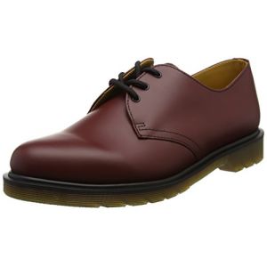 Dr. Martens 1461 Smooth 10078102-2 Baskets mode mixte adulte Rouge (Cherry Red Smooth) 36 EU