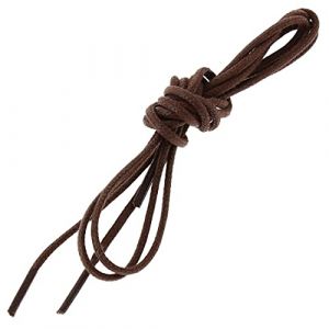 Les Lacets Fran&ccedil;ais Lacets Lacets ronds et fins - Marron - 150cm