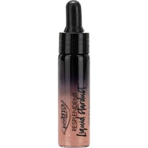 PuroBio Cosmetics Resplendent Liquid Stardust Luminizer 02 Golden Pink - 7 ml