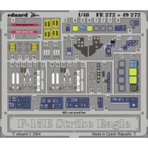 Eduard MAQUETTE F 15E STRIKE EAGLE HASE 1/48 FE272