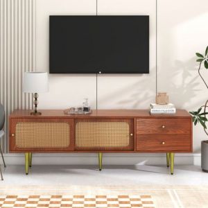 Wishdor - Lit adulte 140x200 cm, lit capitonné avec repose-pieds rabattable, cadre en fer, sans matelas, velours, beige