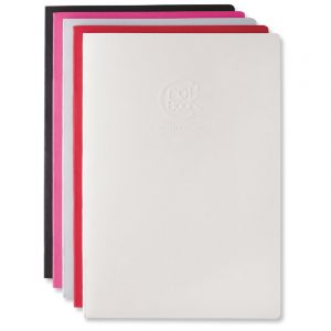 Clairefontaine 60312C - Bloc piqu&eacute; Crok'Book de 24 feuilles de papier croquis ivoire, 90 g/m&sup2;, A4, couv. coloris assortis