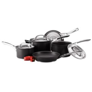 Meyer Batterie de cuisine anodisée Circulon Infinite 5 pièces