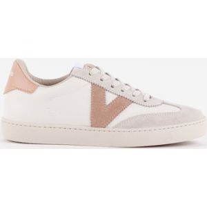 Victoria Pour femme. Baskets en cuir Berlin blanc
