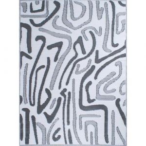 Image de NO NAME - Tapis ext&eacute;rieur en polypropyl&egrave;ne Spargi 1741 noir 180 x 280 cm