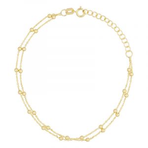 By Colette - Bracelet Boules or jaune