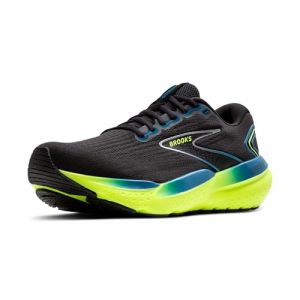 Brooks Chaussures Glycerin 21 Medium noir bleu jaune fluo - 40