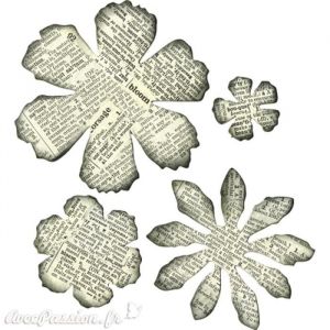 Sizzix Matrice de découpe BIGZ-Dessins Floraux Dentelés de Tim Holtz