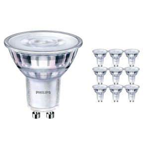 Image de Philips Lot 10x Corepro LEDspot GU10 PAR16 3W 230lm 36D - 827 Blanc Très Chaud | Dimmable - Équivalent 35W