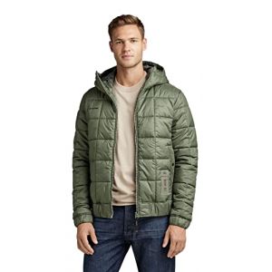 Image de G-Star Raw RAW Meefic Squared Quilted Hooded Jacke Homme, Vert (lt hunter D22716-B958-8165), M