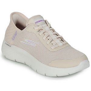 Skechers Femme Go Walk Flex Grand Entrée Entry, Garniture Textile Blanc cassé, 38 EU
