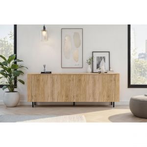 Buffet 4 portes MURANO Panneaux de particules de premi&egrave;re qualit&eacute;