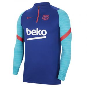 Nike Haut de footballà manches longues FC Barcelona Strike pour Homme - Bleu - Taille M - Male