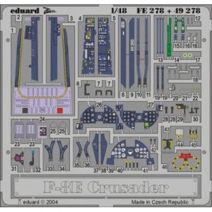 Image de Eduard MAQUETTE F 8E CRUSADER HASEG. 1/48 49278