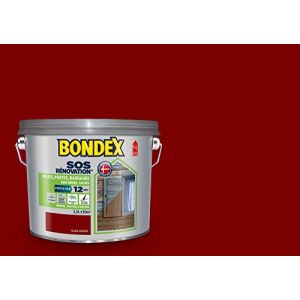 Image de Bondex Peinture de rénovation volets, bardages 2,5L rouge basque