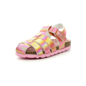 Kickers Gar&ccedil;on Fille SUMMERTAN Sandale, Rose Rainbow, 21 EU