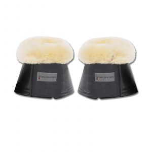 Waldhausen Cloches pour cheval en peau d’agneau (x2)