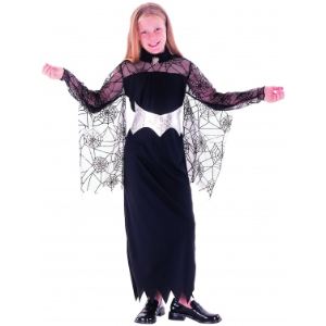 Déguisement reine araignée fille robe longue (4-6 ans)