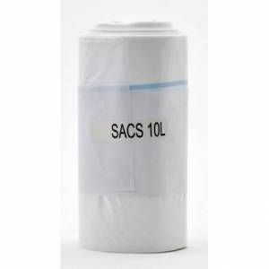 Prorisk Sacs poubelle PE HD blanc 40x45cm 10L