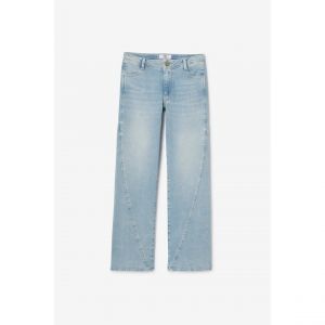 Le Temps des Cerises Jeans enfant Jeans wide leg taille haute bleu