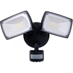 Barcelona led Projecteur mural double led extérieur avec capteur pir 30W - 4000K - IP54