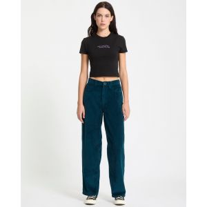 Volcom Pantalon En Velours Weellow II - Emerald Green - Taille 29