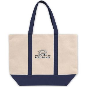 Ruedelafete Sac Cabas Hôtel Bord de Mer 50,5cm en lin