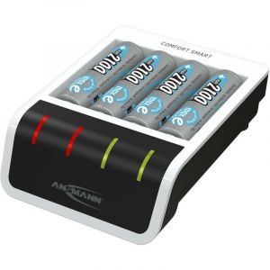 Ansmann Comfort Smart chargeur + 4 AA Mignon 2100mAh