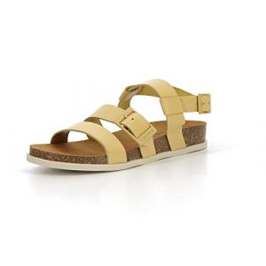 Image de Kickers Femme Alana Sandale Plate, Jaune, 37 EU