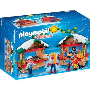 Image de Playmobil 5587 Christmas - Le marché de Noël